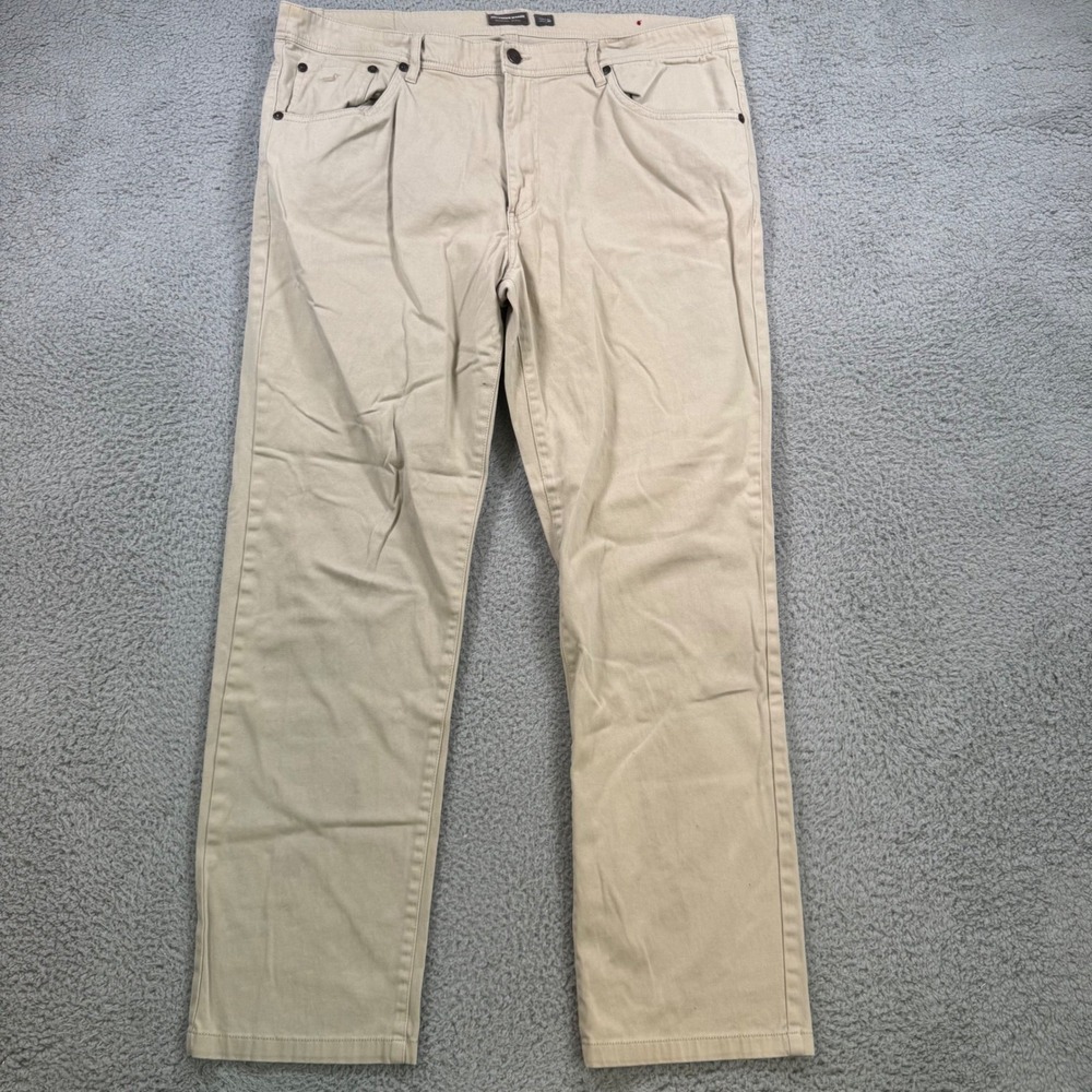 Southern Marsh Brazos Men 36x28 Khaki Stretch Straight Leg Chino Pants 5-Pocket‎